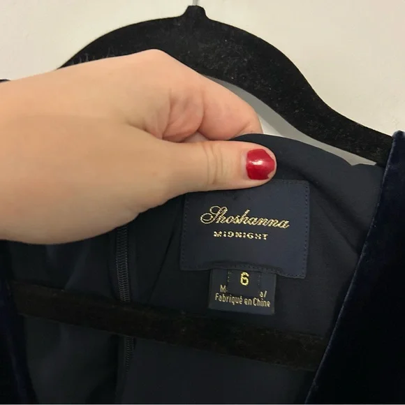 Shoshanna Midnight Brina Dress Caspian - Picture 4 of 8